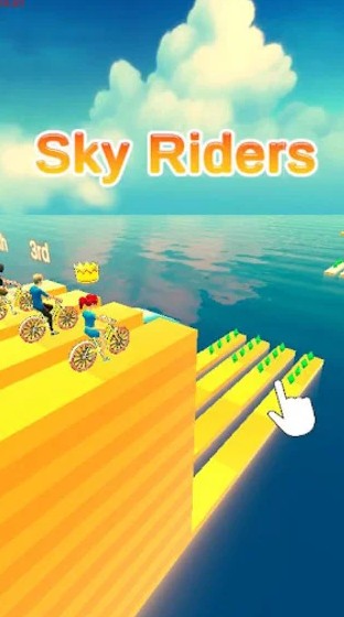 天空自行车手游戏安卓版（Sky Bikers）图1