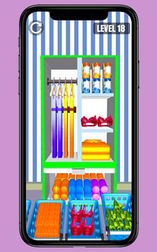 衣柜组织填充排序3D图2