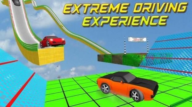 疯狂警车坡道特技图1