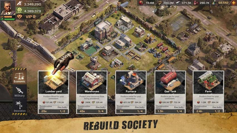 能打丧尸能建造的生存游戏