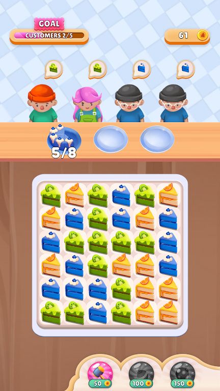 将蛋糕片按颜色轻扫合并游戏手机版图3