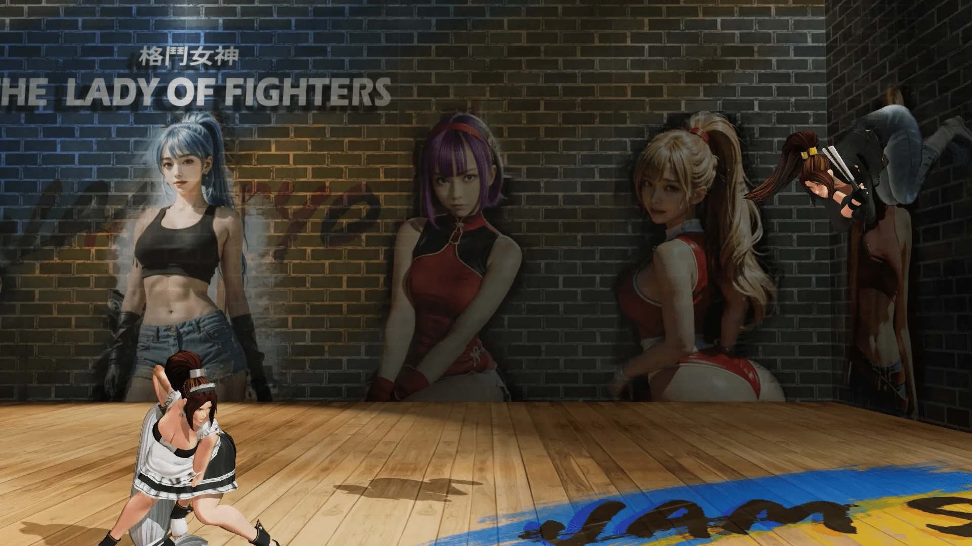 拳皇15女神练习场MOD图1