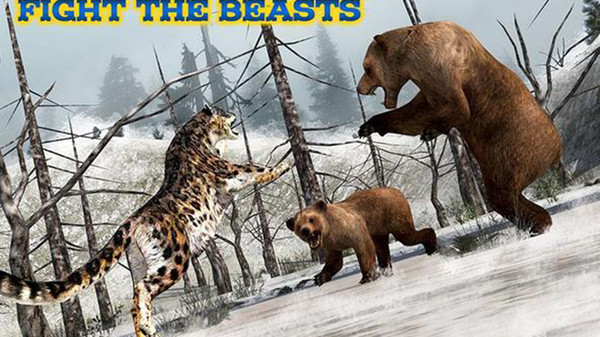 森林雪豹模拟图1