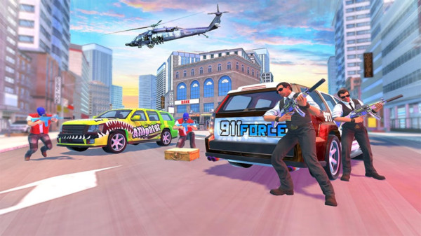 小偷和汽车抢劫图1