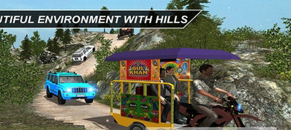 3D越野人力车夫图2