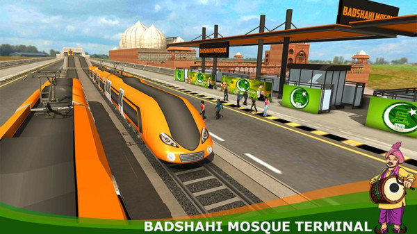 橙线地铁列车图2