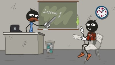 火柴人学校逃生图1