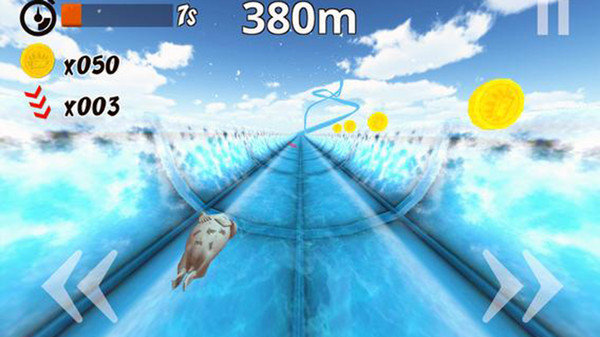 北极动物冻水滑块图1