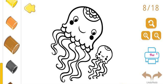 好玩的着色绘画游戏