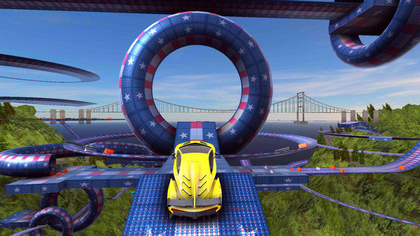 斜坡上的汽车特技图3