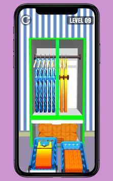 衣柜组织填充排序3D图3