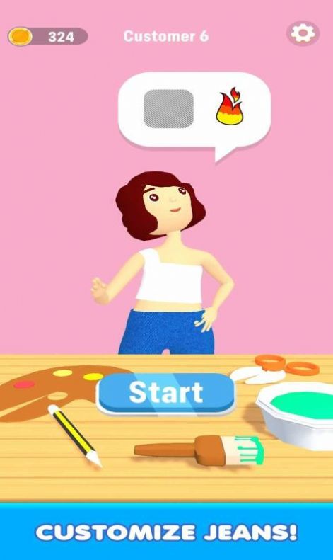 定制时尚牛仔裤图5