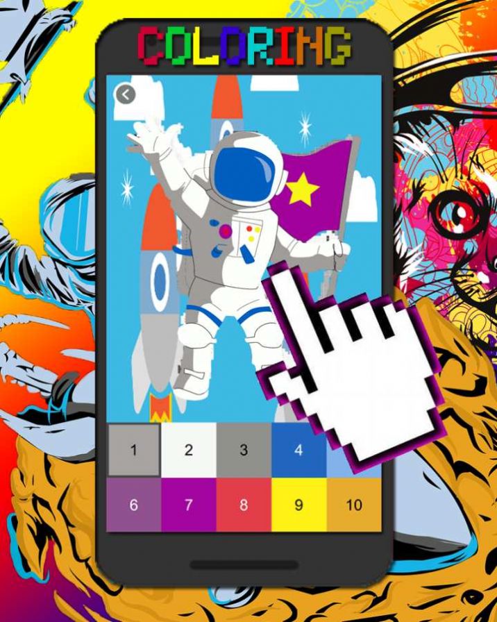 宇航员太空像素艺术图2