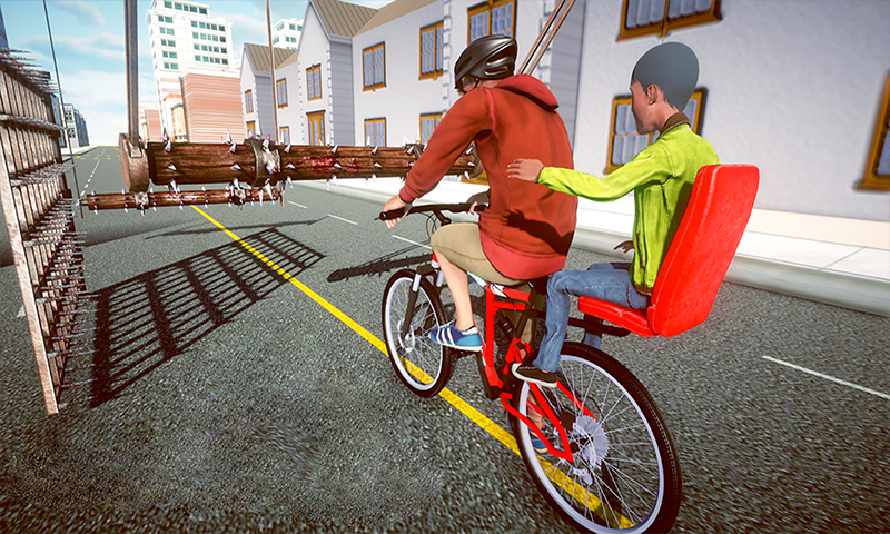 爸爸送儿子上学2图1