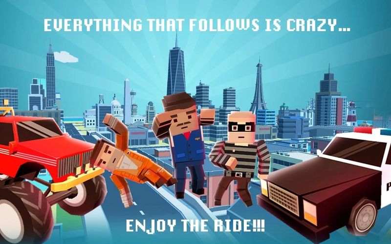 城镇疯狂赛车图1