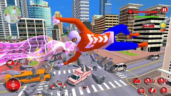 忍者飞行蜘蛛绳英雄图4