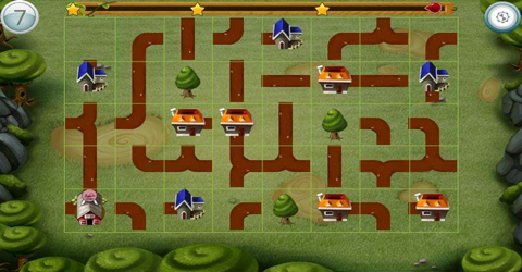 一个接管道的通关游戏