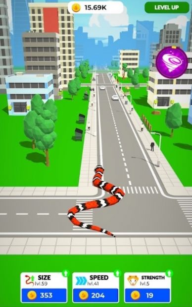 游手好闲的蛇图1