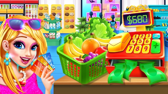 美国杂货店女孩图1