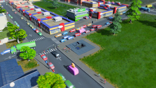 城市建造的卡通游戏