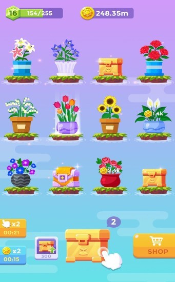 闲置花园合并植物图1