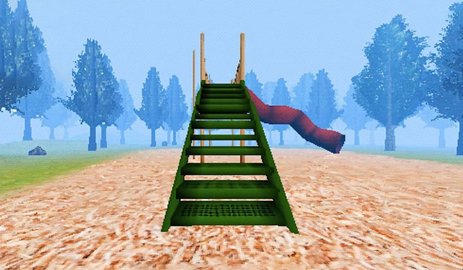 森林诡异滑滑梯图1