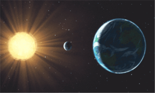 2020金环日食模拟图1