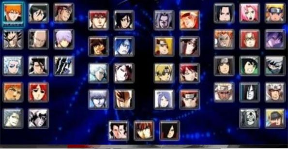 bleachvsnaruto全人物图1