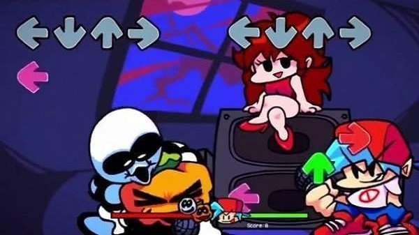 周五夜放克太空人小黄飞艇对决FNF图2