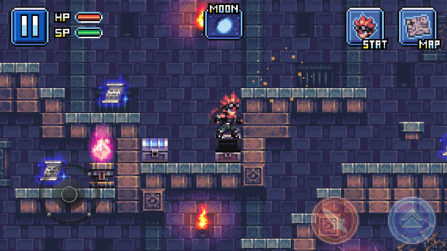 像素地牢类型的冒险游戏