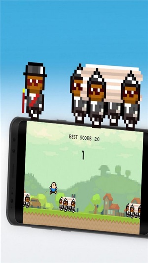 黑人抬棺像素版图1