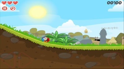 滚动小红球4图1