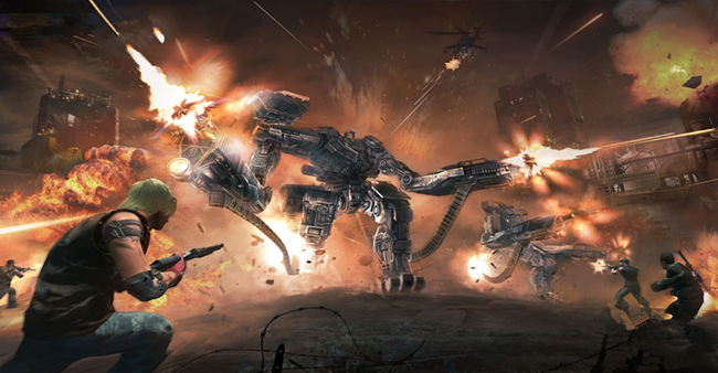 上帝视角射击手游