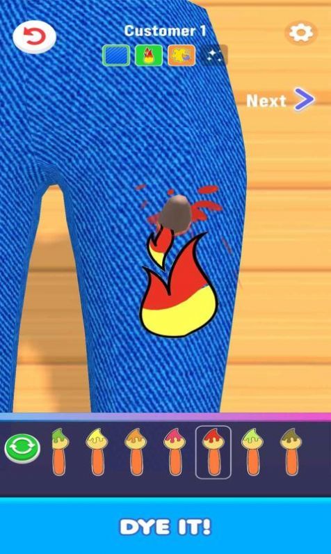 定制时尚牛仔裤图3